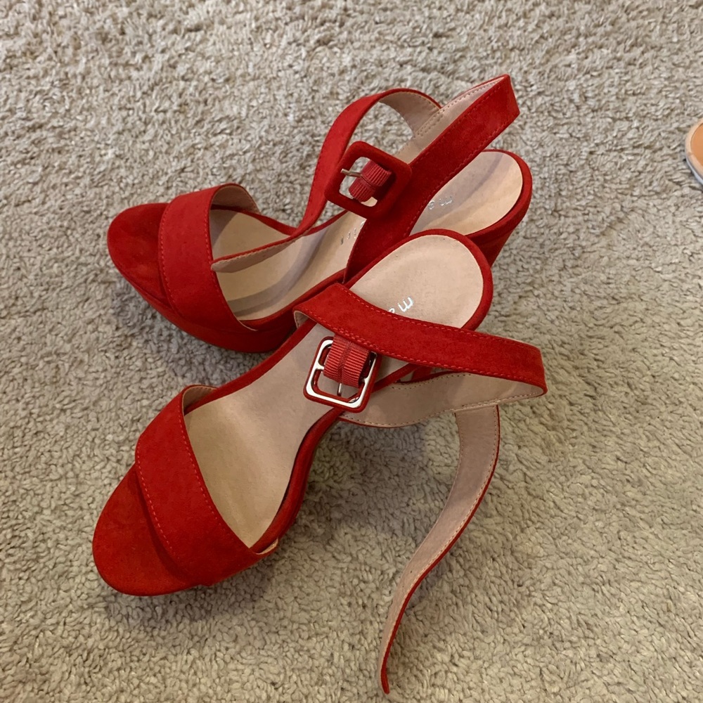 Madden Girl Red Heels